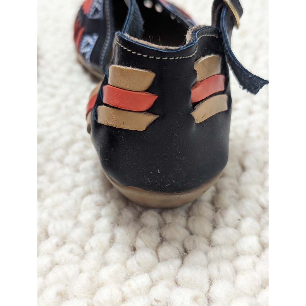 Handmade Mexican Huarache Ankle Strap Sandals Women's Size 7 - Picture 8 of 12